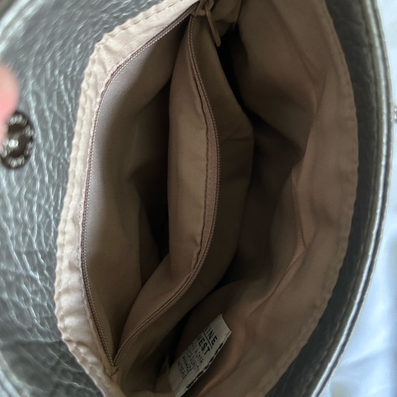 Nine West Silver Crossbody Convertible Purse - Picture 7 of 9